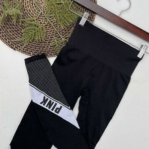 Tights PINK Victoria’s Secret Women’s Leggings Black White Cool & Comfy